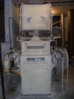 This old school malt mill would grind 200 pound of malt per minute